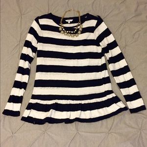 Crown and Ivy striped blouse